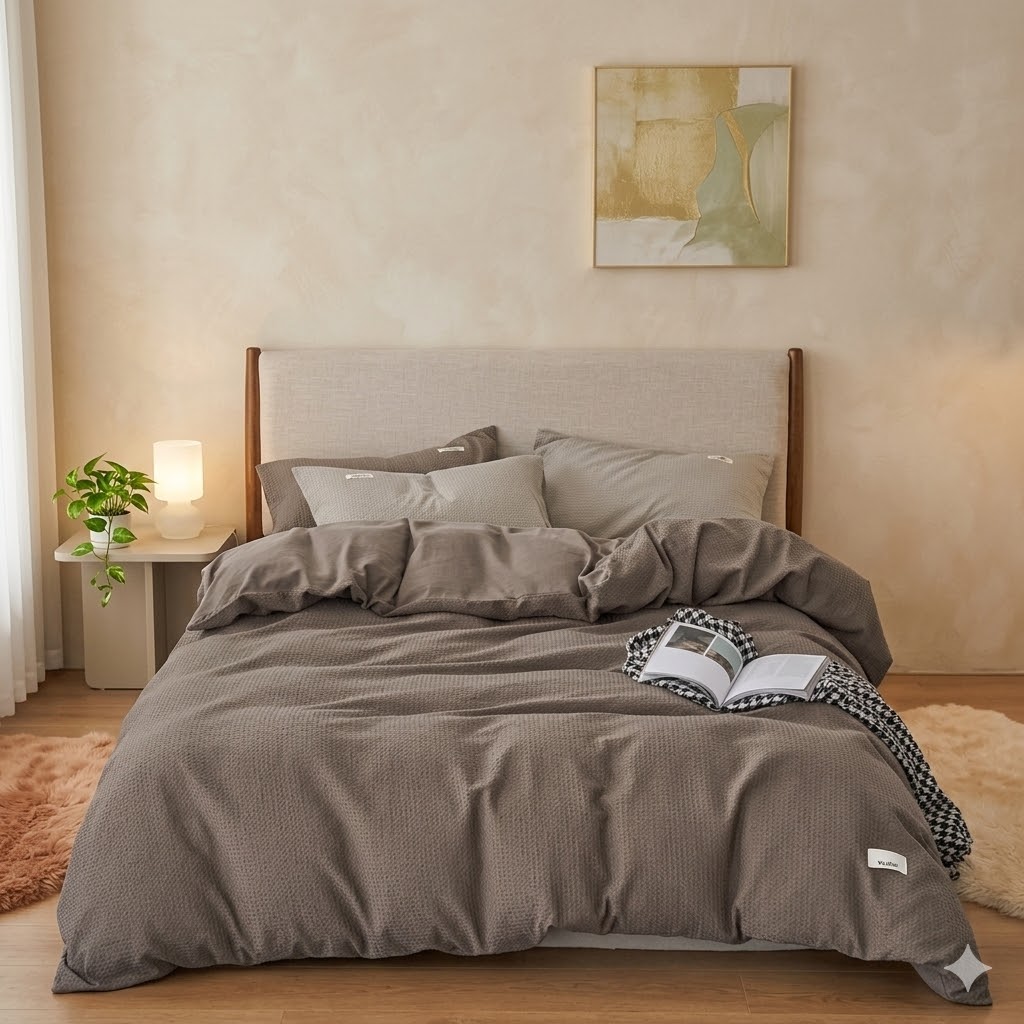 室歌A类母婴级全棉水洗四件套产品展示