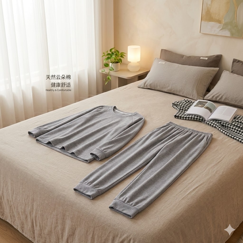 室歌天然云朵棉亲肤居家衣产品展示